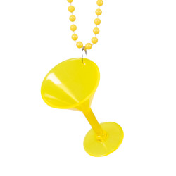 Párty náhrdelník s pohárikom na panáka